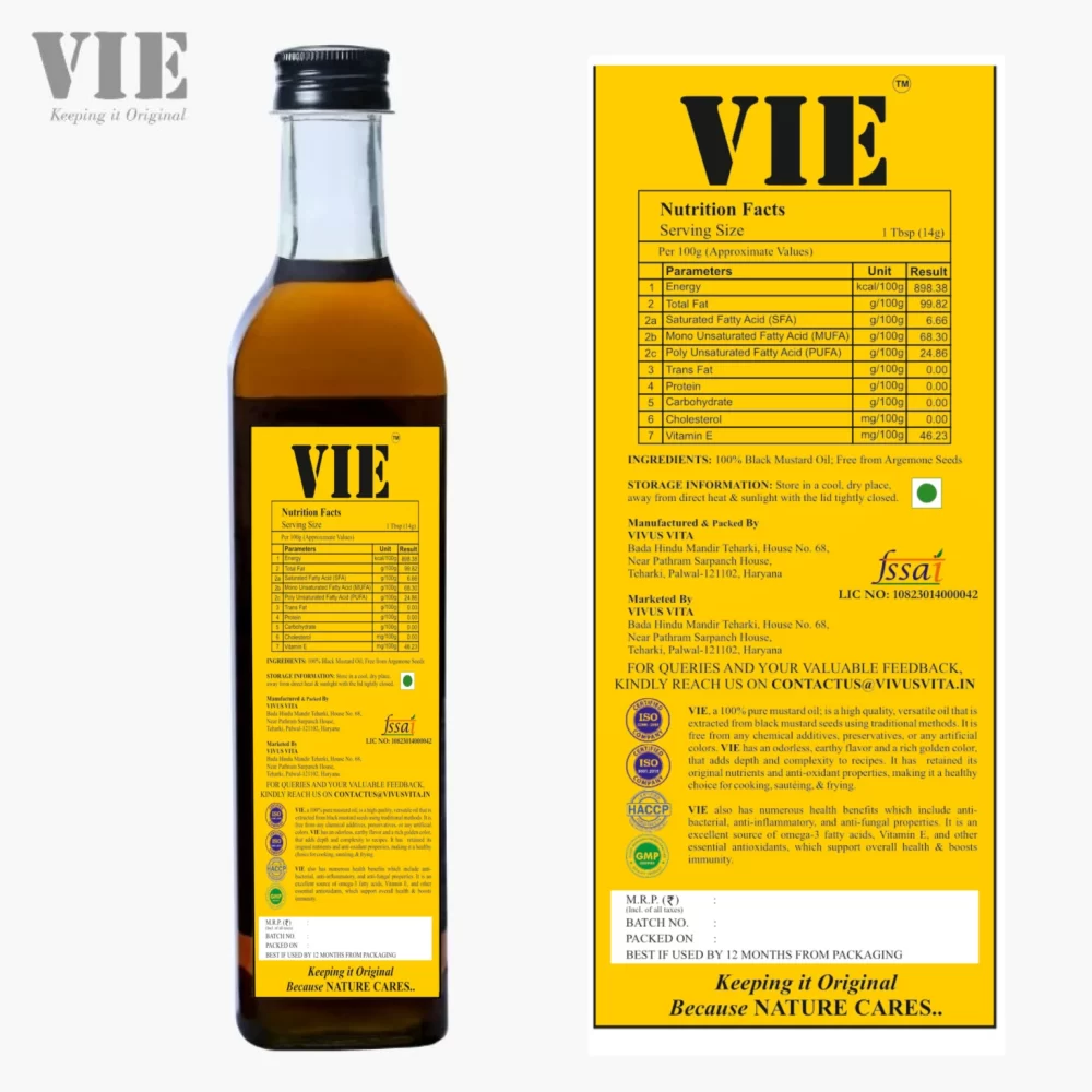 VIE Black Mustard Oil - Image 2