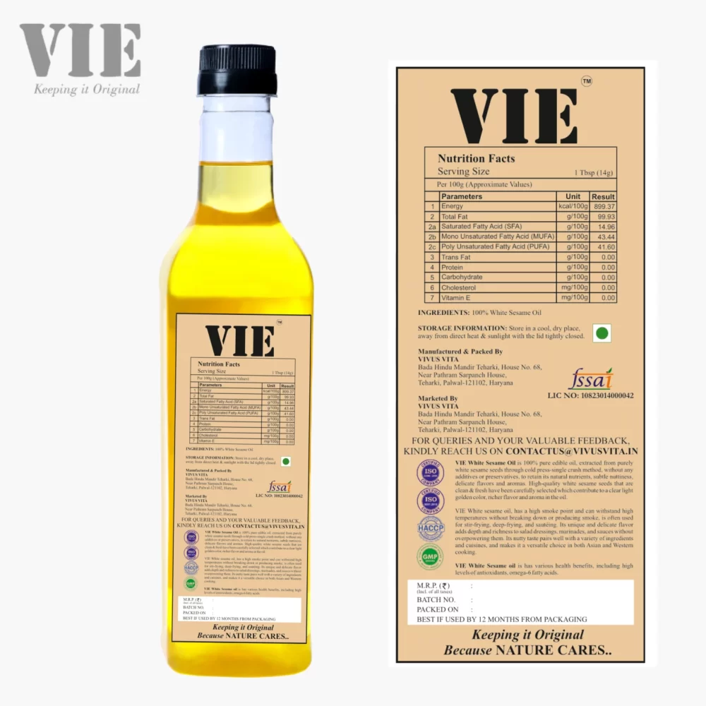 VIE White Sesame Oil - Image 2