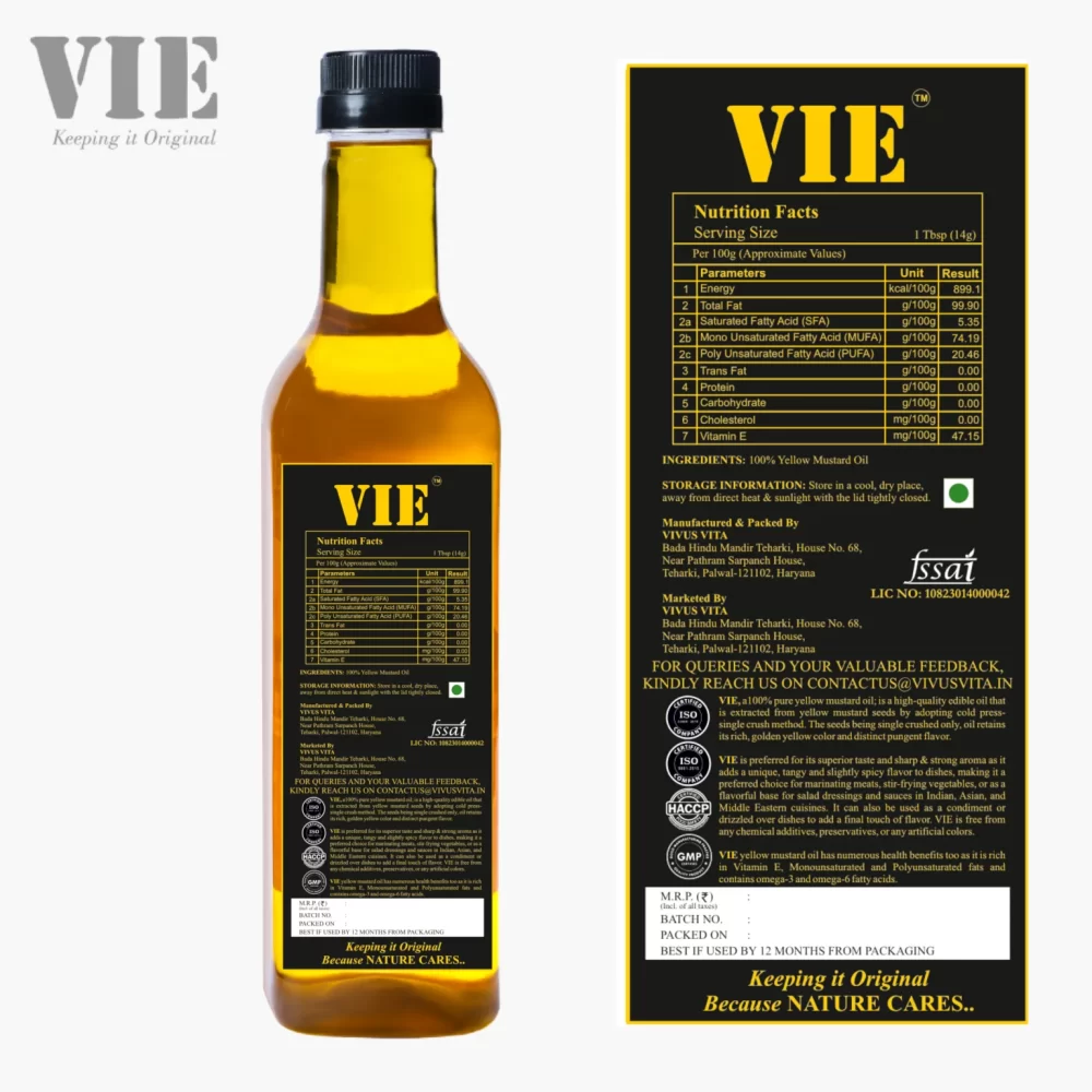 VIE Yellow Mustard Oil - Image 2
